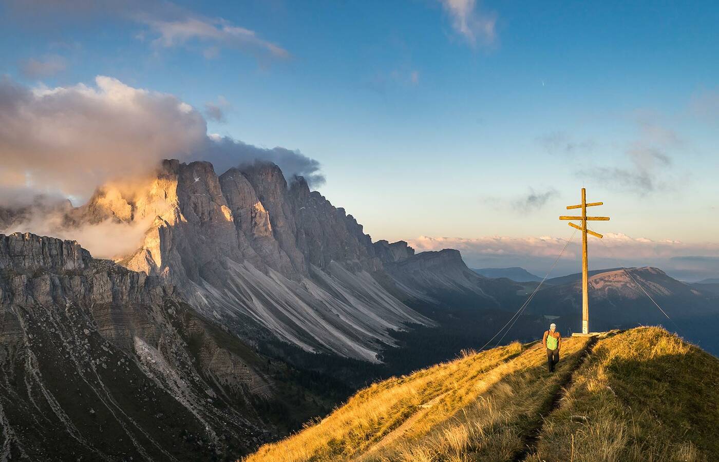 Über die Zanser Schwaige zur Gampenalm 