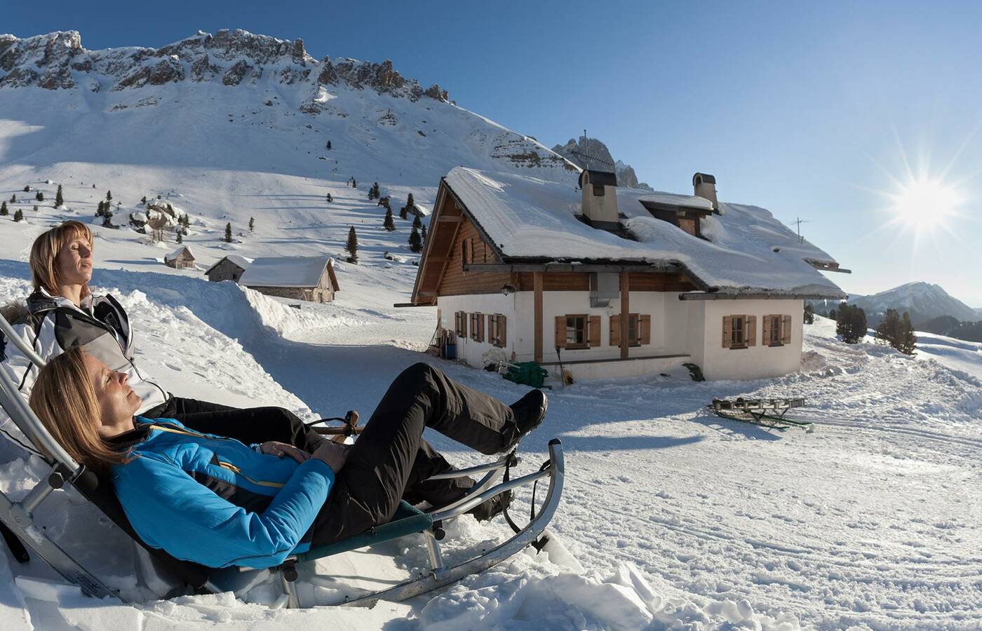 Rodelspaß auf der Gampenalm