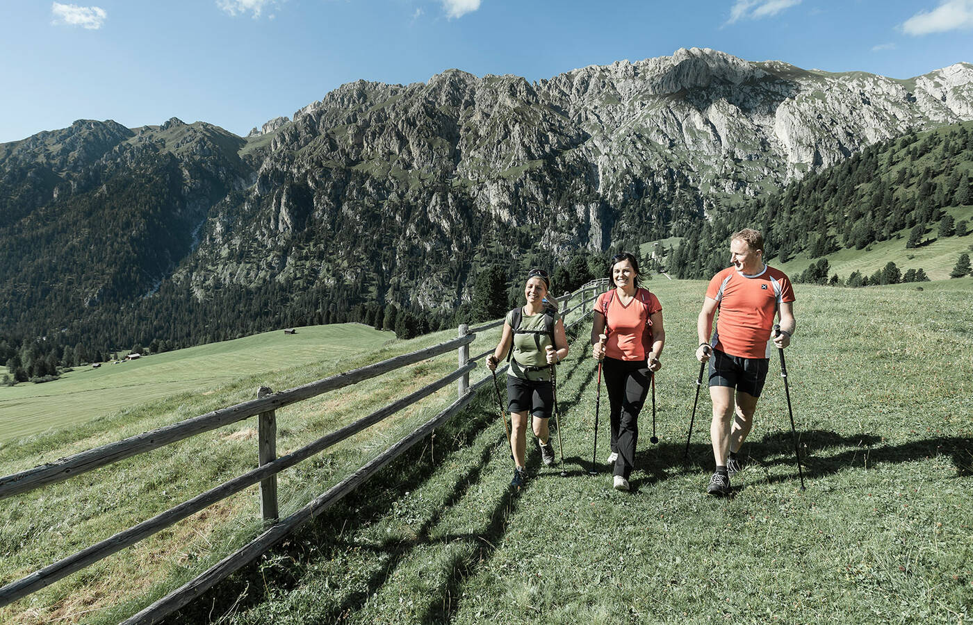 Wanderung zur Gampenalm (Forstweg) 